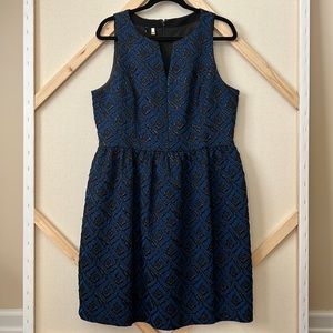 Anthropologie 4C IKAT Fit and Flare Dress